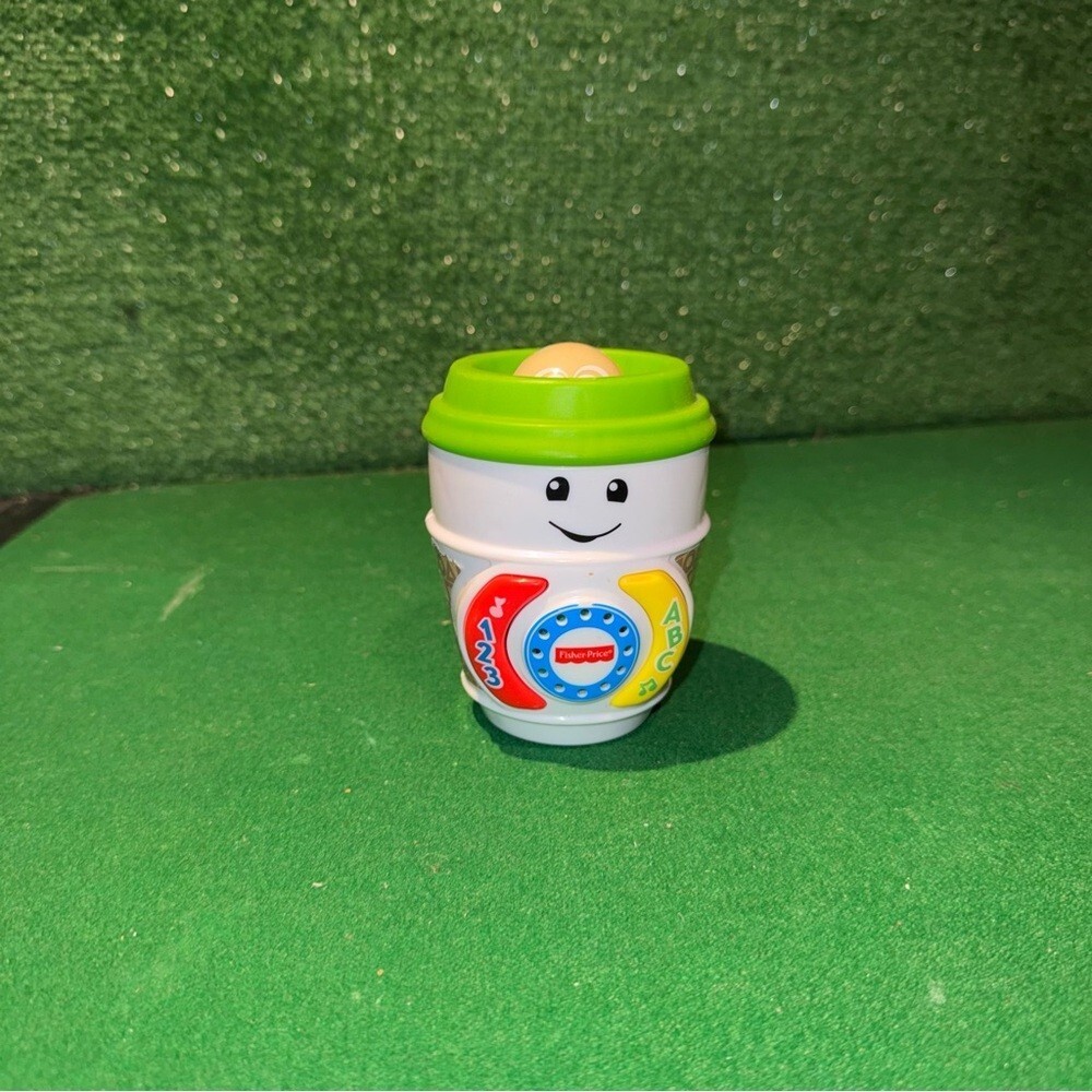 Fisher-Price Laugh & Learn On-the-Glow Coffee Cup, an interactive baby toy